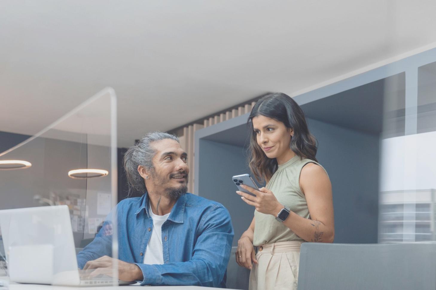 Small business team collaborating on financial planning and growth strategy